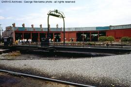 Great Northern Roundhouse at Interbay, Washington, 1982