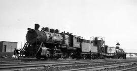 Great Northern Steam Locomotive 838 at Hillyard, Washington, undated