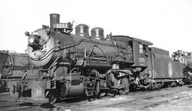 Great Northern Steam Locomotive 1251 at Klamath Falls, Oregon, 1949