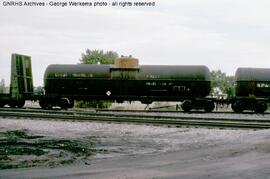 Great Northern Diesel Locomotive Fuel Tank Car X1377 at Denver, Colorado, 1985