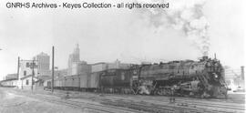 Great Northern Steam Locomotive 2553 at Saint Paul, Minnesota, 1947