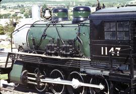 Great Northern Railway 1147 at Wenatchee, Washington in 1969.