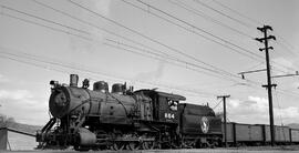Great Northern Steam Locomotive 884 at Wenatchee, Washington, undated
