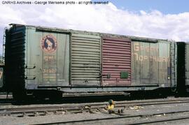 Great Northern Boxcar 3192 at Albuquerque, New Mexico, 1978