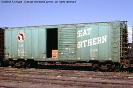 Great Northern Boxcar 18670 at Denver, Colorado, 1967