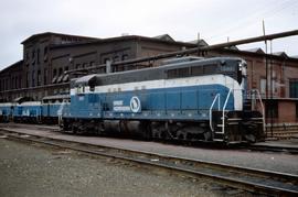 Great Northern Railway 597 at Spokane, Washington in 1968.