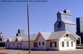 Great Northern Depot at Conrad, Montana, 1990
