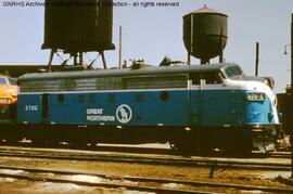 Great Northern Diesel Locomotive 370C at Interbay, Washington, undated
