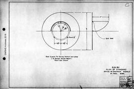 Great Northern Railway Standard Signal Plans; Background Indicator Lamp, 1949