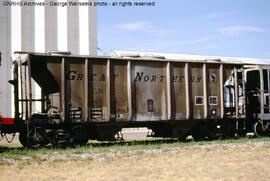 Great Northern Covered Hopper Car 71462 at Amarillo, Texas, 1980