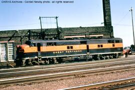 Great Northern Diesel Locomotive 510 at Saint Paul, Wisconsin, 1969