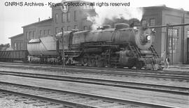 Great Northern Steam Locomotive 2129 at Hillyard, Washington, 1935