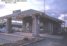 Spokane, Portland, and Seattle Railway Depot at Bend , Oregon, undated