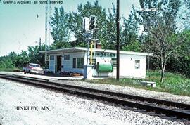 Great Northern Depot at Hinckley, Minnesota, undated