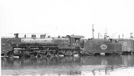 Spokane, Portland, and Seattle Railway Steam Locomotive 623 at Portland, Oregon, 1948