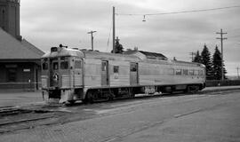 Great Northern Rail Diesel Car 2350 at Great Falls, Montana, undated