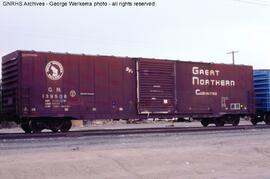 Great Northern Boxcar 139506 at Albuquerque, New Mexico, 1978