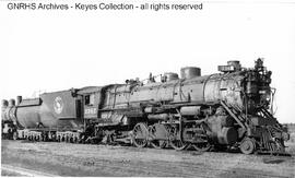 Great Northern Steam Locomotive 3362 at Superior, Wisconsin, 1947