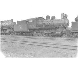 Great Northern Steam Locomotive 720 at Hillyard, Washington, 1935