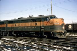 Great Northern Railway 275-B at Minneapolis Junction, Minnesota in 1970.