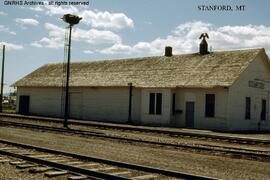 Great Northern Depot at Stanford, Montana, undated