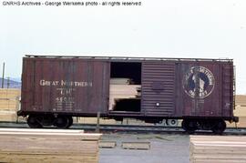 Great Northern Boxcar 48827 at Boulder, Colorado, 1965