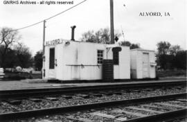 Great Northern Station Building at Alvord, Iowa, undated