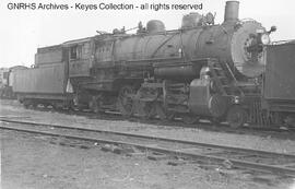 Great Northern Steam Locomotive 3121 at Hillyard, Washington, 1935