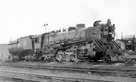 Great Northern Steam Locomotive 3368 at Hillyard, Washington, undated