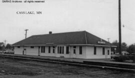 Great Northern Depot at Cass Lake , Minnesota, undated