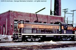 Great Northern Diesel Locomotive 230 at Vancouver, Washington, 1965