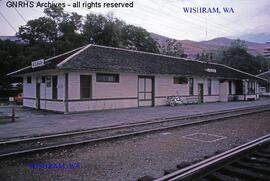 Spokane, Portland, and Seattle Railway Depot at Wishram, Washington, undated