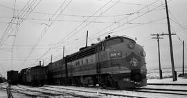 Great Northern Diesel Locomotive 309C at Othello, Washington, undated