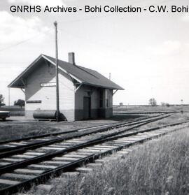 Great Northern Depot at Vienna, South Dakota, 1966