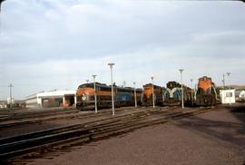 Great Northern Railway Ready Tracks at Havre, Montana in 1969.