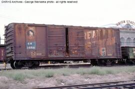 Great Northern Boxcar 3658 at Denver, Colorado, 1980