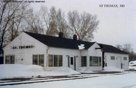 Great Northern Depot at Saint Thomas, North Dakota, undated