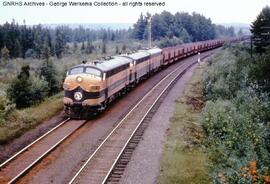 Great Northern Diesel Locomotive 259A at Carlton, Minnesota, 1966