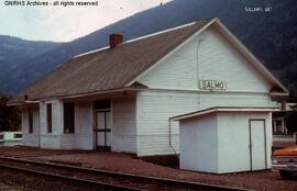 Great Northern Depot at Salmo, British Columbia, undated