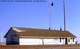 Great Northern Depot at Browning, Montana, 1990