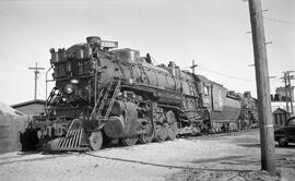 Great Northern Steam Locomotive 3396 at Minneapolis Junction, Minnesota in 1958.