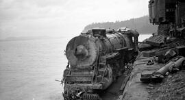 Great Northern Steam Locomotive in Washington State, undated