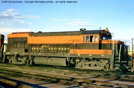 Great Northern Diesel Locomotive 2513 at Denver, Colorado, 1970