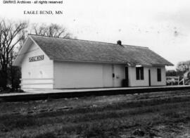 Great Northern Depot at Eagle Bend, Minnesota, undated