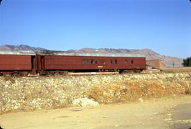 Great Northern Railway Outfit car O3412 at Wenatchee, Washington in 1971.