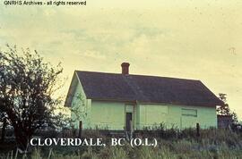 Great Northern Depot at Cloverdale, British Columbia, undated