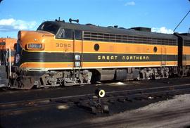 Great Northern Railway 309-A at Minneapolis Junction, Minnesota in 1966.