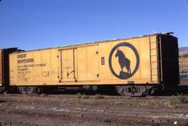 Great Northern Railway Refrigerator car 2218 at Wenatchee, Washington in 1971.
