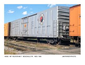 Northern Pacific Freight Car Number 817, Meadville, Pennsylvania, November 1966