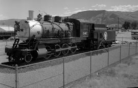 Great Northern Steam Locomotive 1147 at Wenatchee, Washington, undated